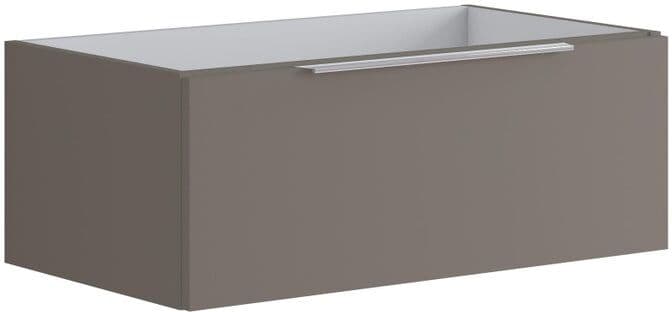 Leroy Merlin Cassettone bagno Brera 1 cassetto P 45.5 x L 79.5 x H 30 cm laccato opaco grigio londra