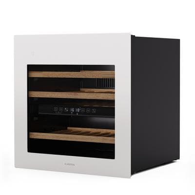 Klarstein Rhone 36 Duo Weinkühlschrank | 36 Flaschen | LED-Steuerung | Push-to-Open | leise Weiß