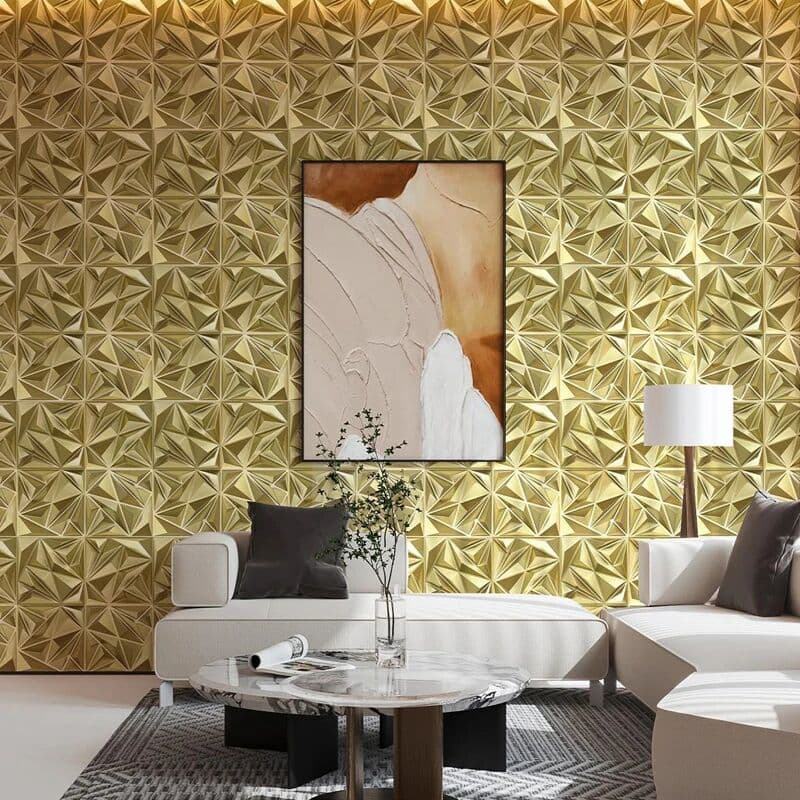 XBLOOM 10pcs 30x30cm 3D Art Wall Panel background wall decoration exterior 3D wallpaper suitable for room bathroom ceiling hotel office