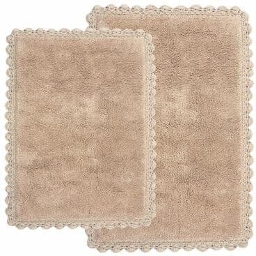 "Chesapeake Crochet 2 pc. Bath Rug Set (21""x34"" & 17""x24"")"