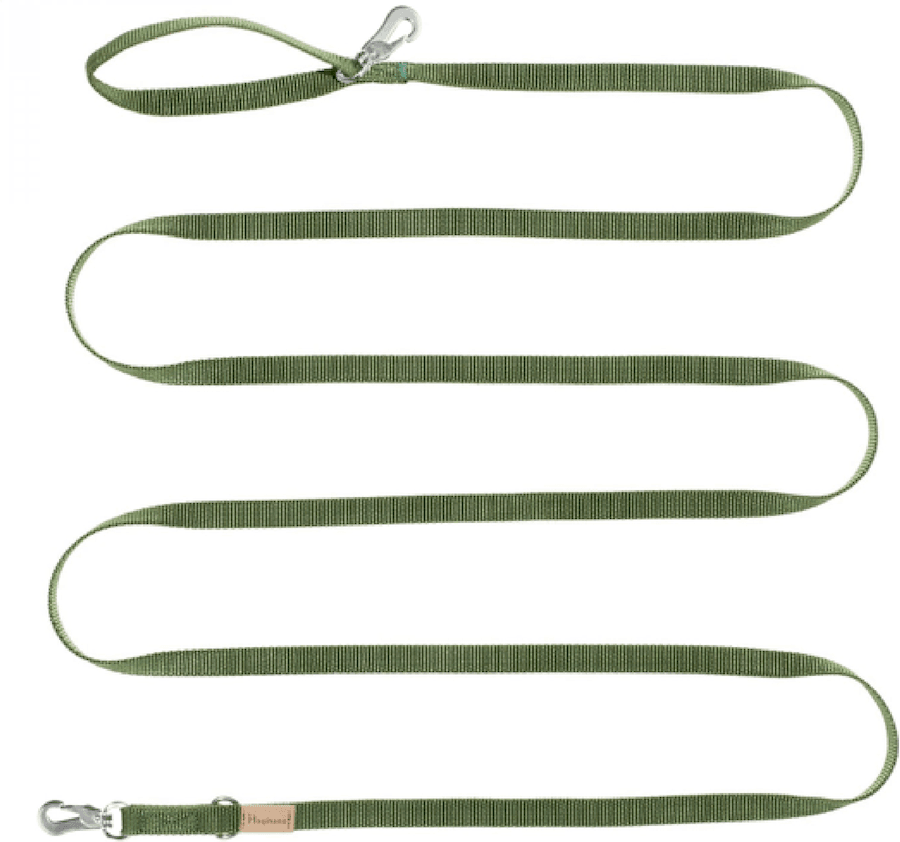 Haqihana Guinzaglio in Nylon Verde 3 mt / 15 mm