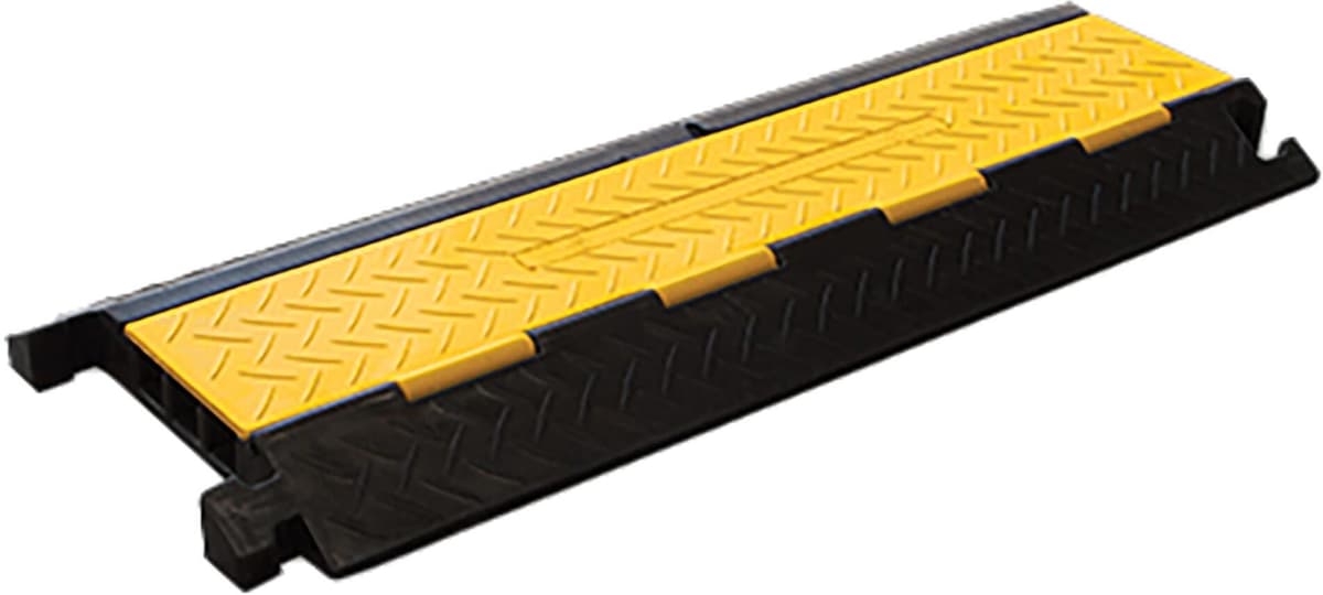 Tecnomat CANALE PASSACAVI CARRABILE 3 SCOMPARTI 90cm L350xH50 mm IN GOMMA GIALLO NERA