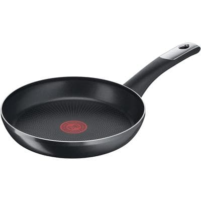 Bratpfanne TEFAL "Hard Titanium Essential, Titanium Antihaftversiegelung", schwarz, H:5cm Ø:28cm, Pfannen, Bratpfanne, kompatibel mit Gas-/Elektro-/Keramikherden, nicht induktionsgeeignet