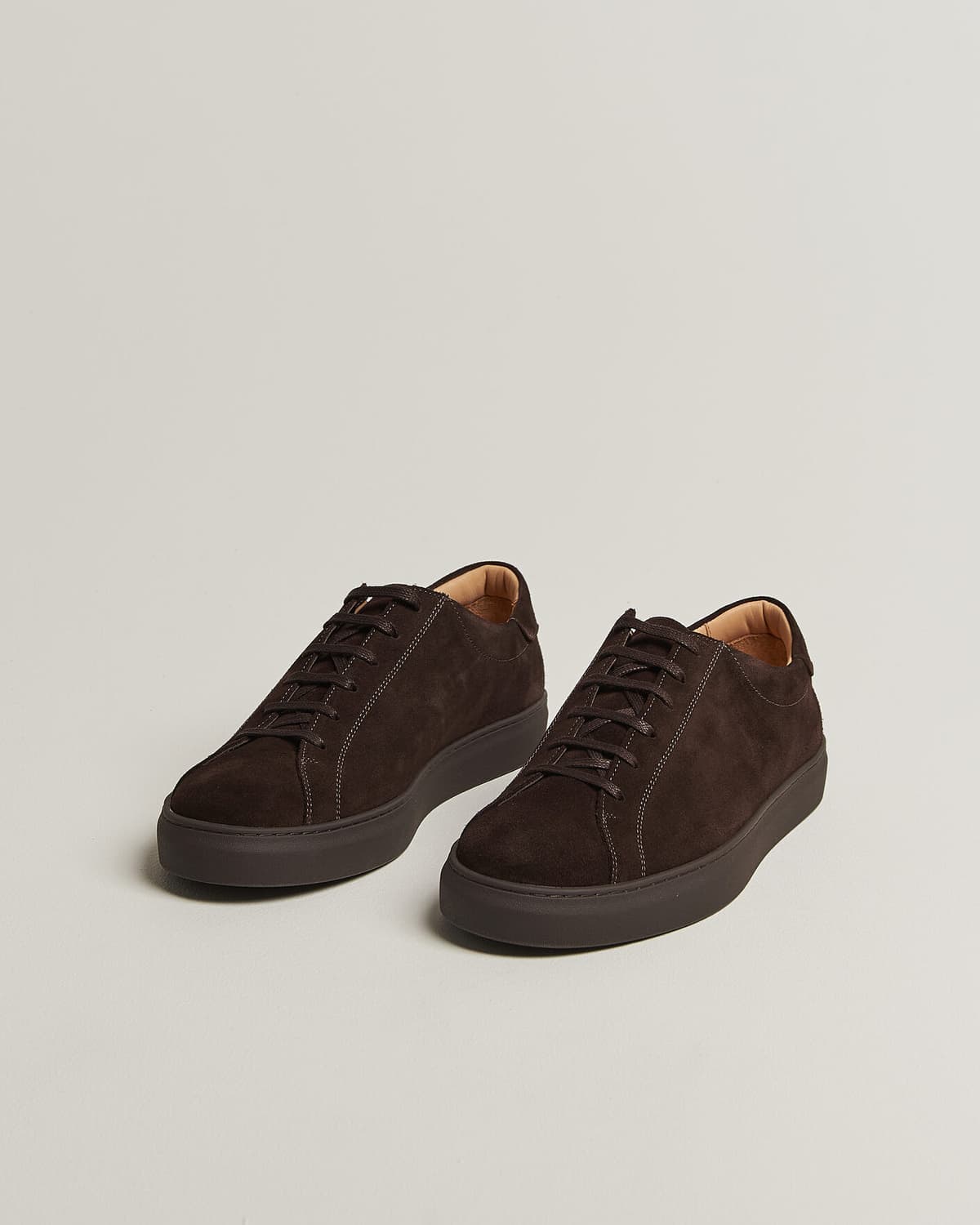 Myrqvist Oaxen Monochrome III Sneakers Dark Brown Suede men 46 Brun