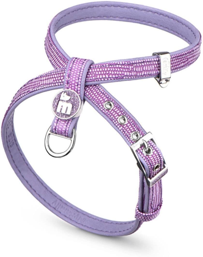 MyFamily Pettorina in Similpelle per Cani Lilla Saint Tropez XS (38-44cm)