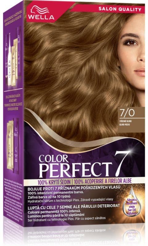 Wella Color Perfect farba do włosów odcień 7/0 Medium Blonde 1 szt.