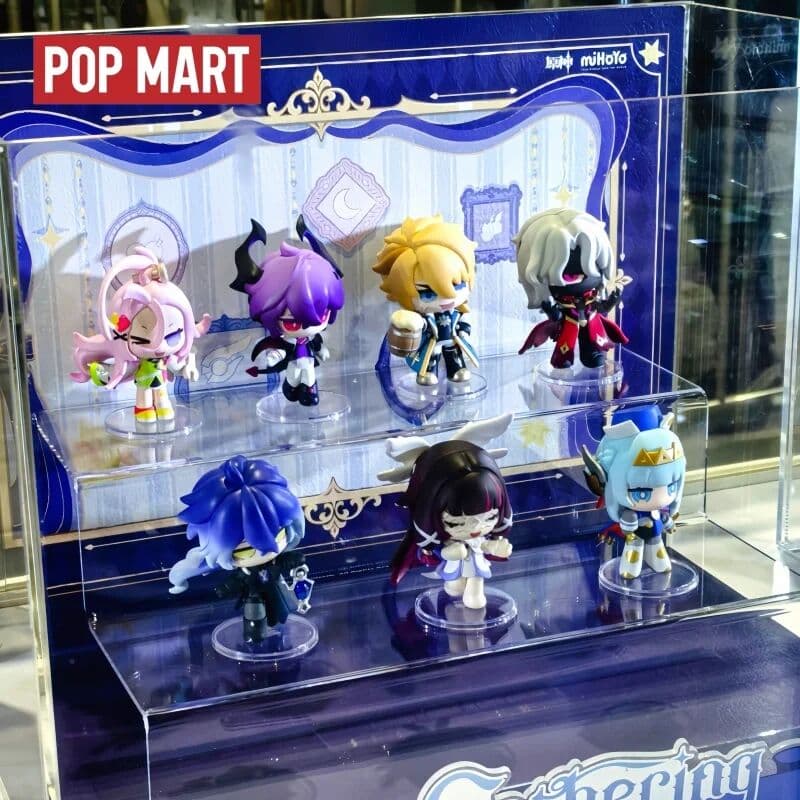 POP MART Genuine Popmart Genshin Impact Happy  Year Q Series Hand Made Surprise Blind Box Decoration Collection Gifts