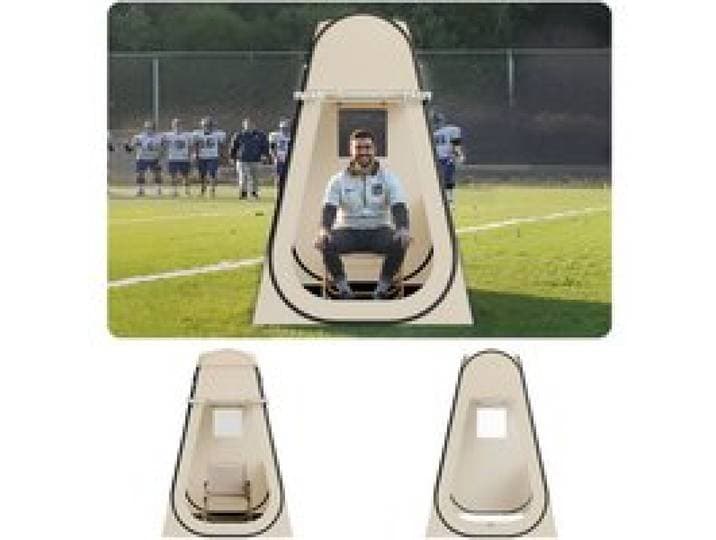 VEVOR Tente de Sport Transparente 120 x 120 cm Tente à Bulle Pop Up pour 1 Personne, Abri d'Extérieur avec Tapis de Sol, Couverture Supérieure, pour Football, Événements Sportifs, Pêche en Plein Air