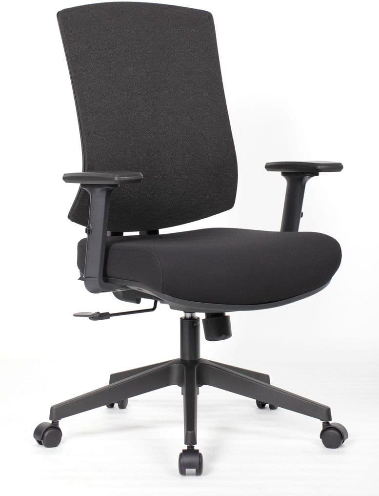 LYRECO Kontorsstol Orion II tyg svart