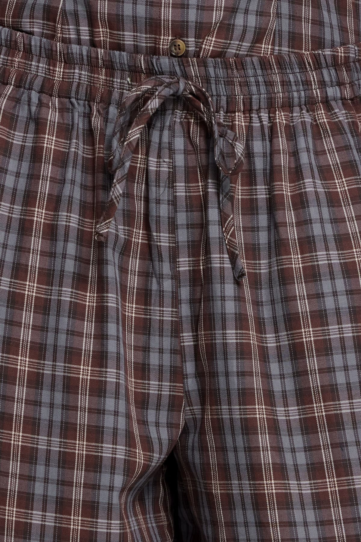 Stoffhose ICHI "Damen Casual Hose IHFANTY", Damen, Gr. 38, N-Gr, rot (fondue fudge), Obermaterial: 100% Baumwolle CO., Hosen Stoffhose