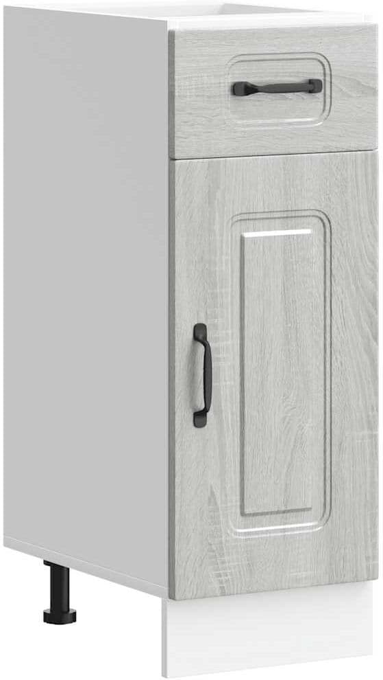 vidaXL Armoire de cuisine Kalmar sonoma gris bois d'ingénierie