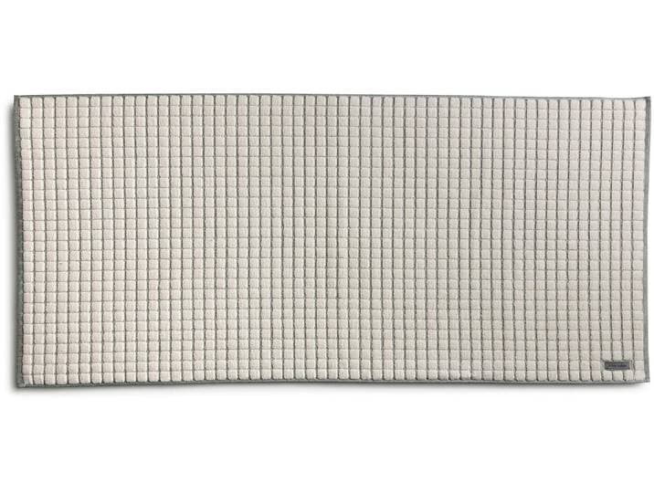 Badematte MÖVE Möve Eden Kästchen , beige (nature), (60cm x 130cm ), 1 Stk., Baumwolle, Badematten, Badematte