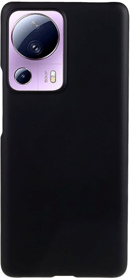 INCOVER Xiaomi 13 Lite Hårdt Plastik Bagside Cover - Blank - Sort