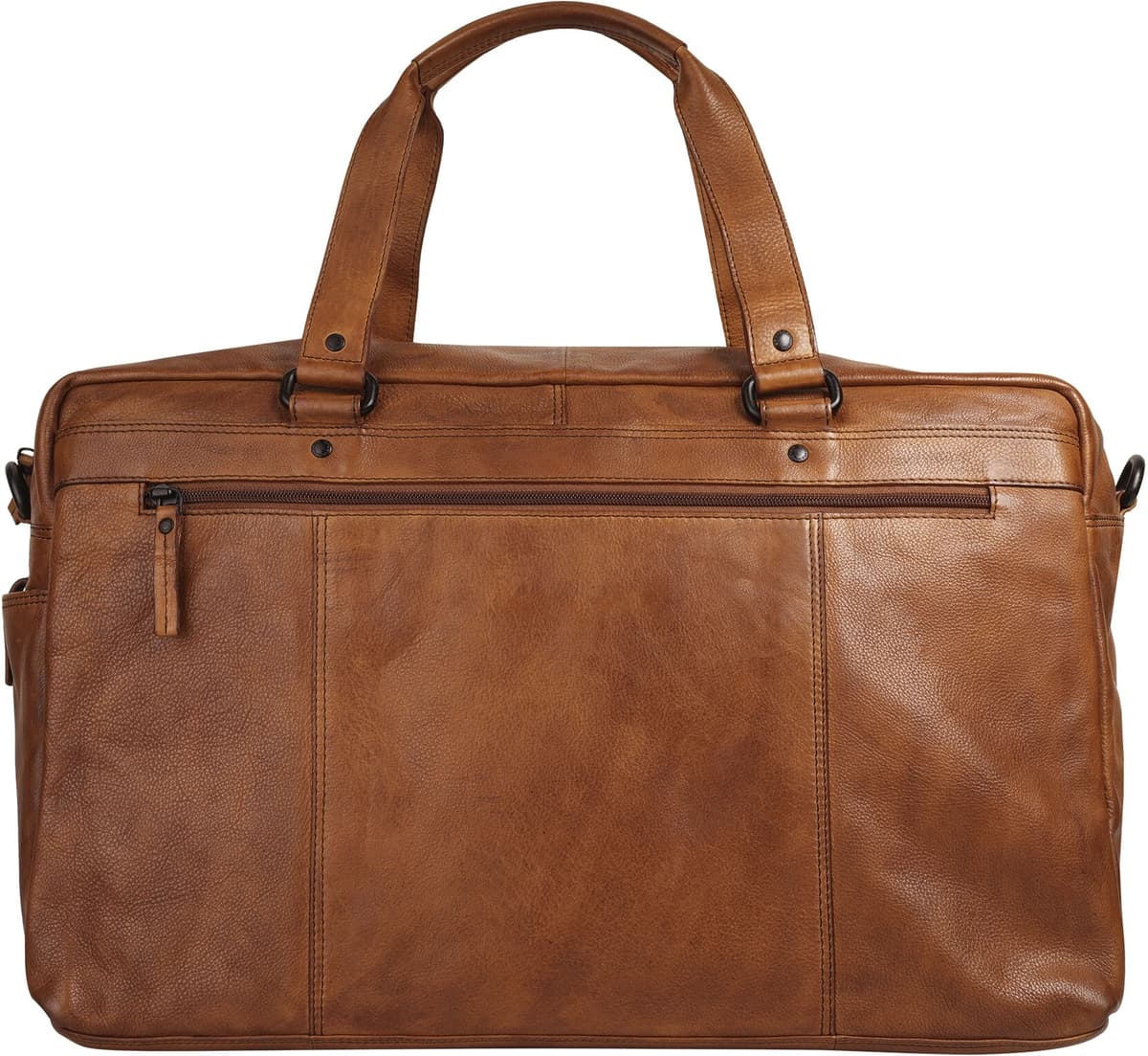 Reisetasche SPIKES & SPARROW "SPIKES & SPARROW Herren, Damen echt Leder", Gr. B/H/T: 46cm x 28cm x 23cm onesize, braun (cognac), Leder, Taschen Reisetasche, echt Leder