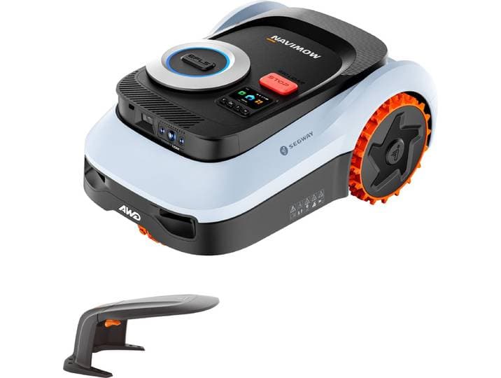 Segway Navimow i210 Lidar pro - Robotgrasmaaier - 1000m2 \, Lidar+NRTK+Vision\, AWD - Zonder Grensdraad & Zonder Antenne - Navigatie Zonder Satellieten - 1000m² - 45% Helling - AI Obstakelvermijding - Apple Find My - Super Stil 59dB - 3 Jaar Garantie
