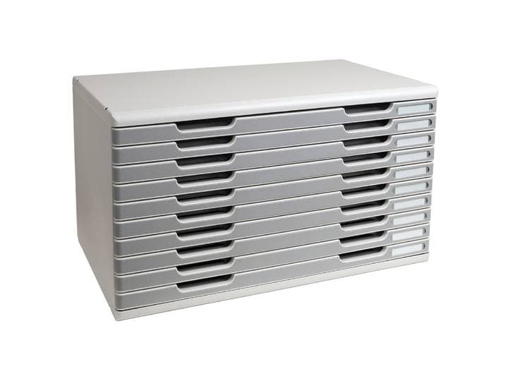 EXACOMPTA Module de classement Modulo Office 10 tiroirs A3 - Granit