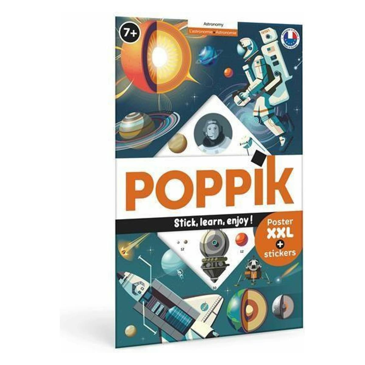 Poppik Sticker Lernposter Astronomie (49 Sticker) (DIS020)