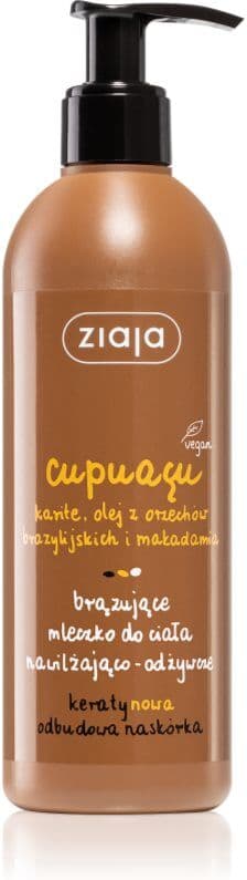 Ziaja Cupuacu brązujące mleczko do ciała nawilżająco - odżywcze 300 ml