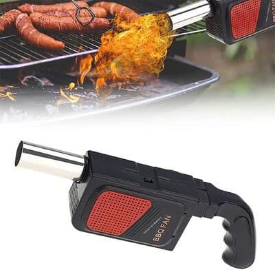 Inspire Daily Merch Handheld Electric BBQ Air Blower For Charcoal Grill Outdoor Camping BBQ Fan Fire Bellows Tool Handheld Electric BBQ Air Blower For Charcoal Grill Outdoor Camping BBQ Fan Fire Bellows Tool
