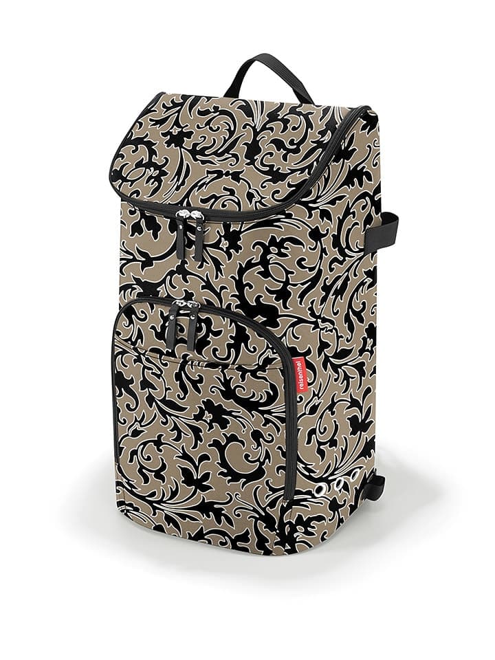 Reisenthel Einkaufstrolley-Tasche in Beige/ Schwarz - (B)34 x (H)60 x (T)24 cm - onesize
