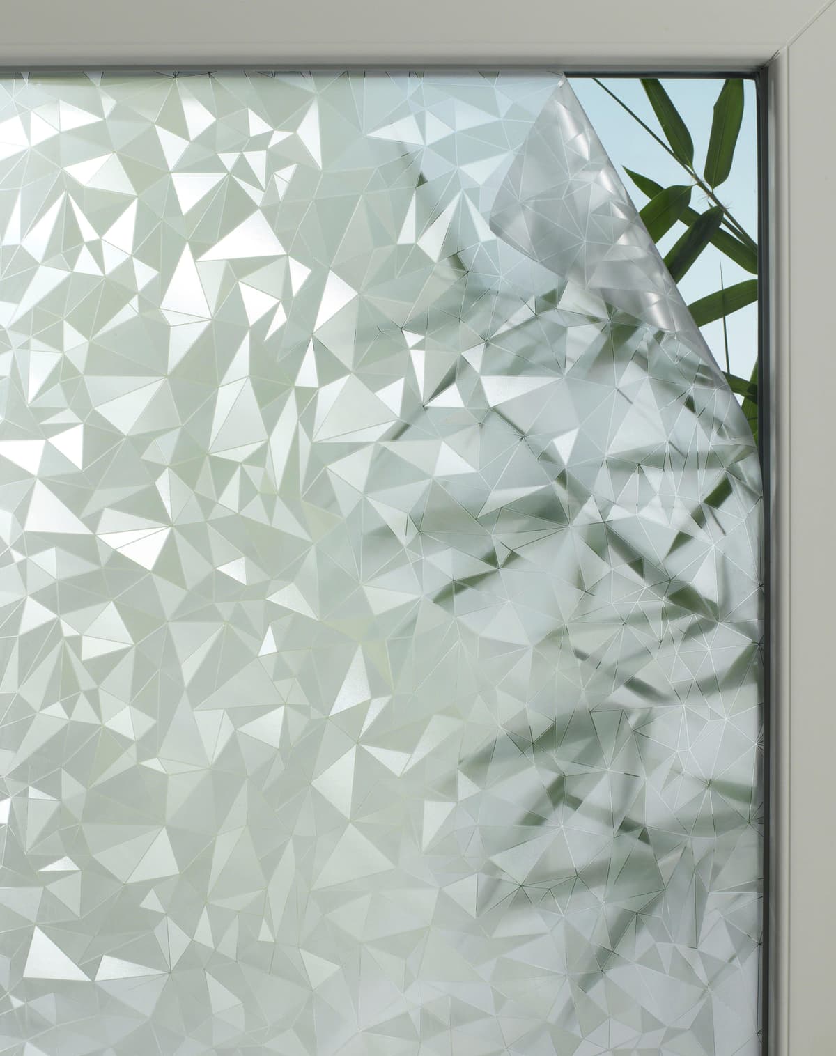 Fensterfolie GARDINIA "Graphic 50" Gr. 3, transparent (halbtransparent), B:90cm L:150cm, PVC, Fensterfolien, Fensterfolie, 90% UV-Schutz halbtransparent B/L: 90cm x 150cm