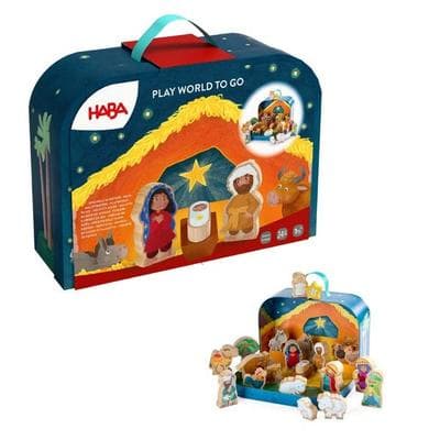 Spielwelt im Koffer - Weihnachtskrippe