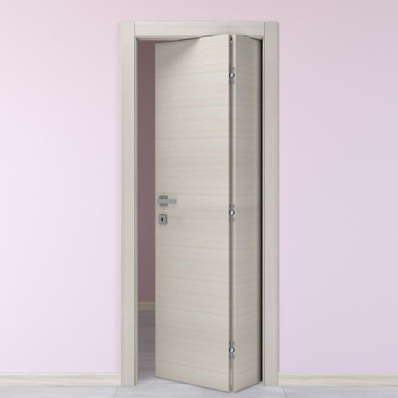 Leroy Merlin Porta interna pieghevole a libro asimmetrica Oxford in legno colore palissandro, L 80 x H 210 cm, apertura a sinistra