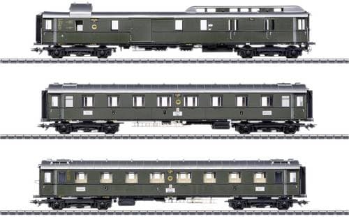 Märklin 42490 H0 3er-Set Schnellzugwagen PwPost4ü-28 der DRG