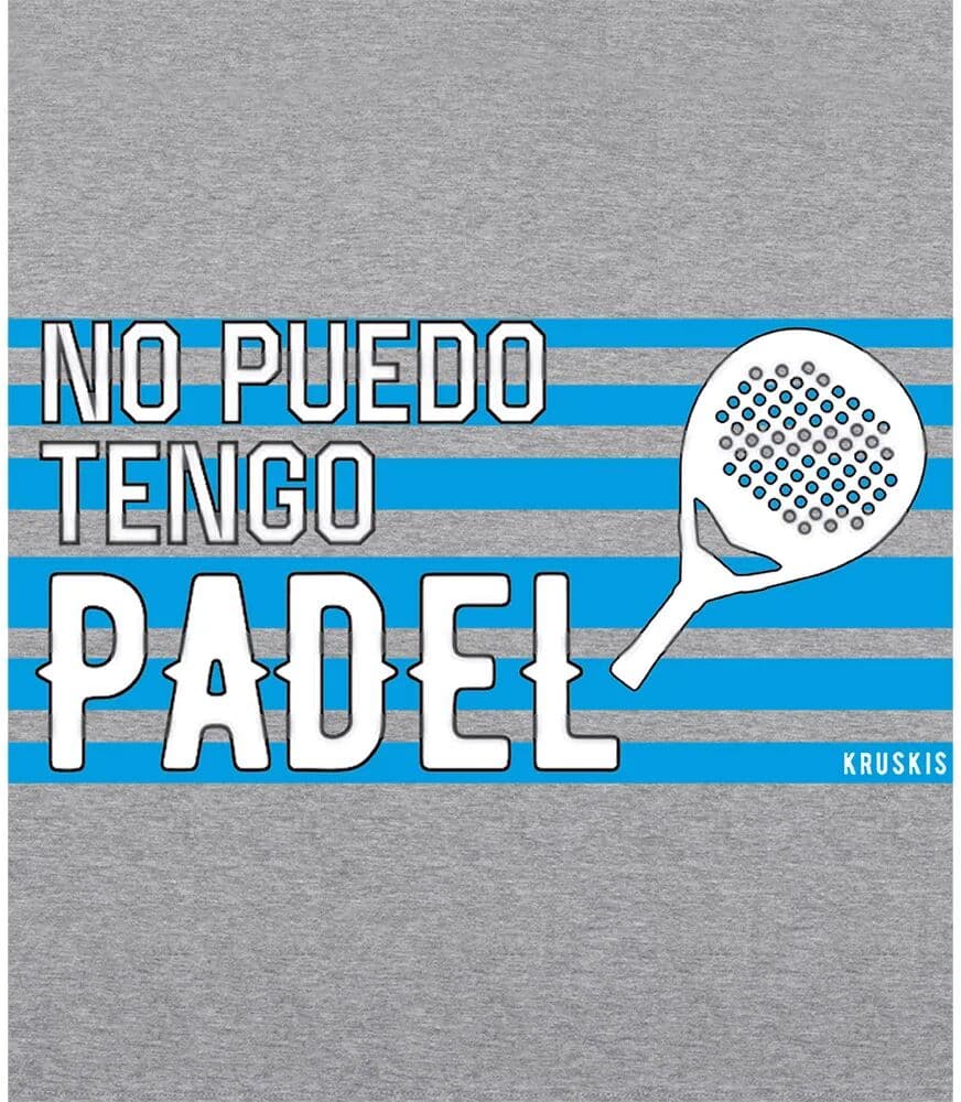 Kruskis Camiseta De Manga Corta No Puedo Tengo Padel Heather Grey S