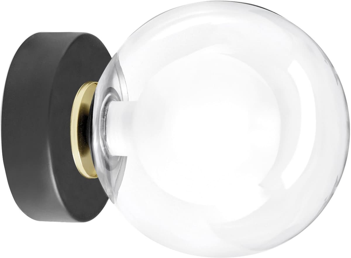 Tecnico_sforzin APPLIQUE DA INTERNO COSMO 1xG9 FINO 40W VETRO TRASPARENTE SATINATO Ø12mm LAMPADINA NON INCLUSA