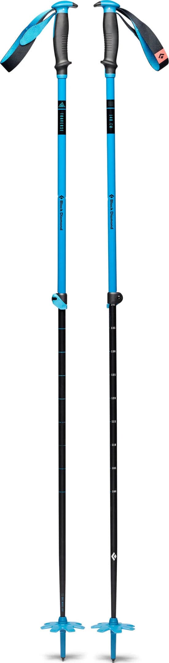 Black Diamond Traverse Ski Poles Desert Sky 140 cm