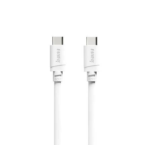 Hama USB-Ladekabel USB 2.0 USB-C Stecker 1m Weiß 00201807