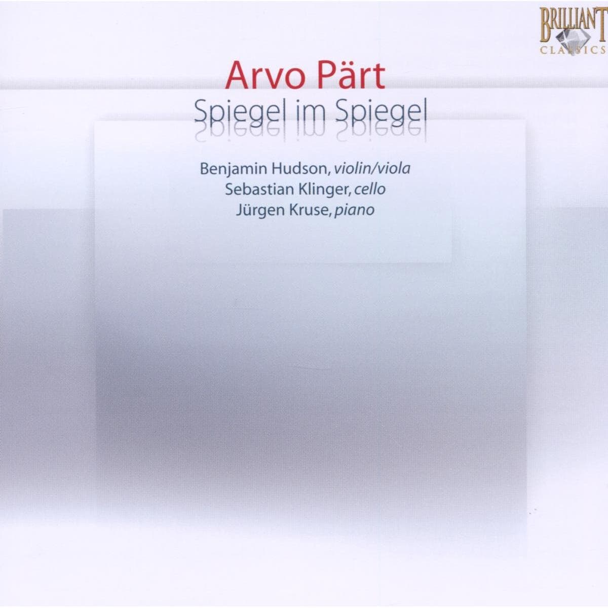 Musik-CD Spiegel Im Spiegel / Hudson,Benjamin/Klinger,Sebastian/Kruse,Jürgen, (1 CD Album)