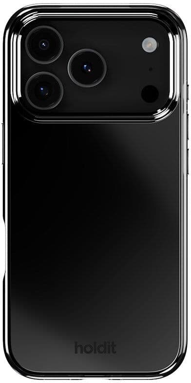 iPhone 18 Pro / 17 Pro Holdit Mirror Cover - MagSafe Kompatibel - Sort