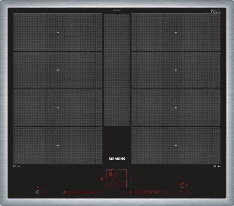 Siemens iQ700 EX96VIS3 (EX645LYC1E + HZ9CF240) autarkes 60 cm Induktions Kochfeld/Herdplatte 4 Zone(n)
