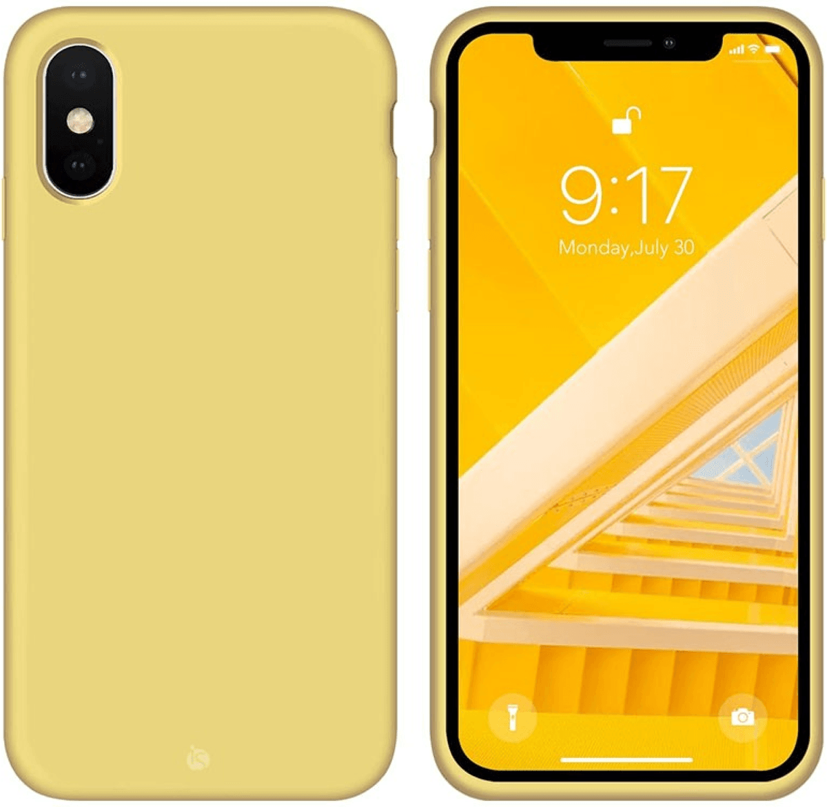 iS Capa Silicone Líquido Magsafe iPhone XS Max - Amarelo
