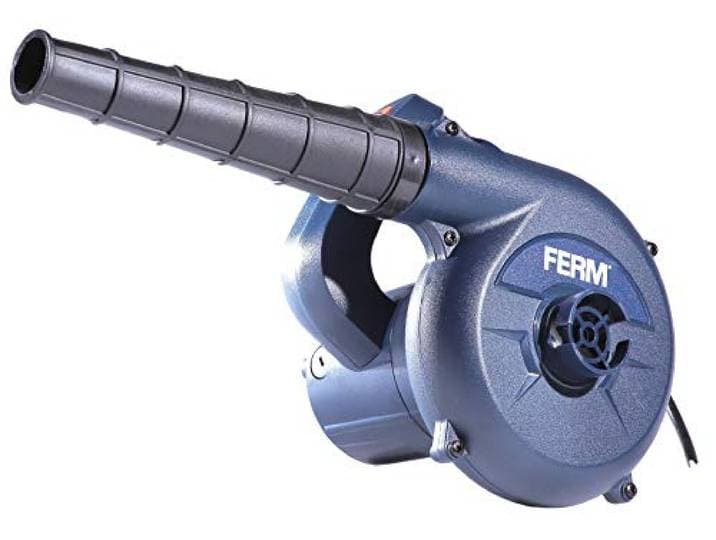 FERM EBM1003 Elektrische stofblazer 400W - Variabele snelheid - Inclusief stofzak en 3m kabel, blauw