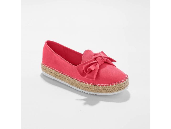 Mocassins espadrilles noeud à semelle corde crantée - Blancheporte