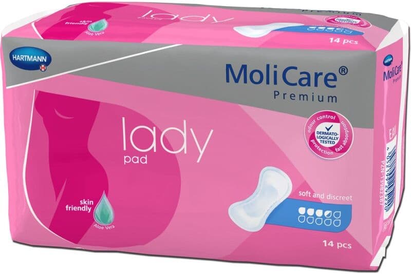 Hartmann Molicare Premium Lady Pads 3.5 gouttes - 24 paquets de 14 protections