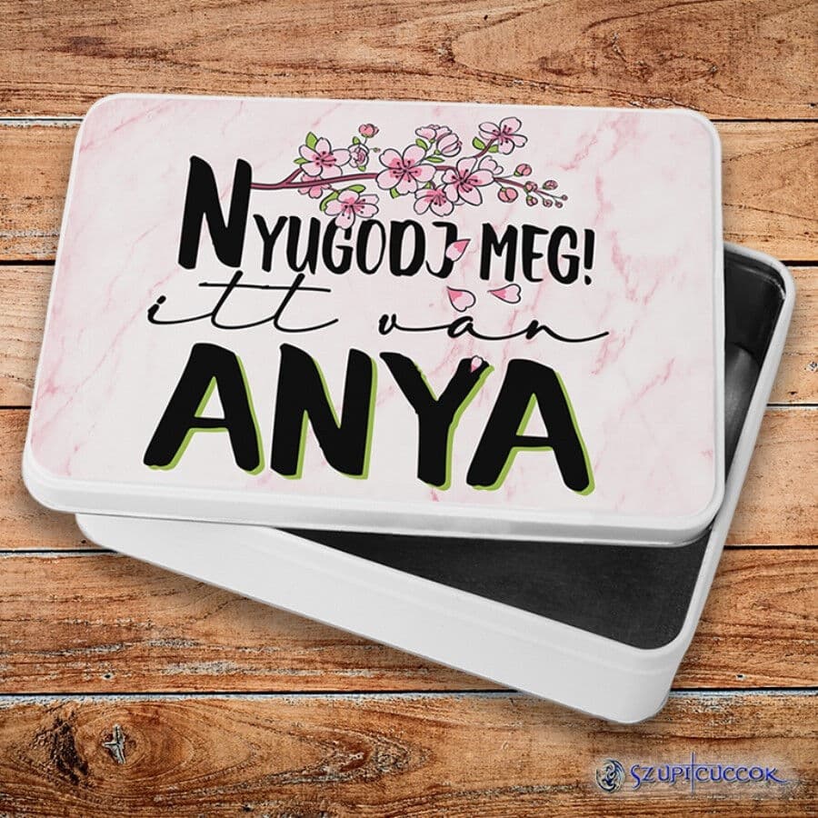 ITT van Anya! fém szendvicsdoboz (tároló doboz)
