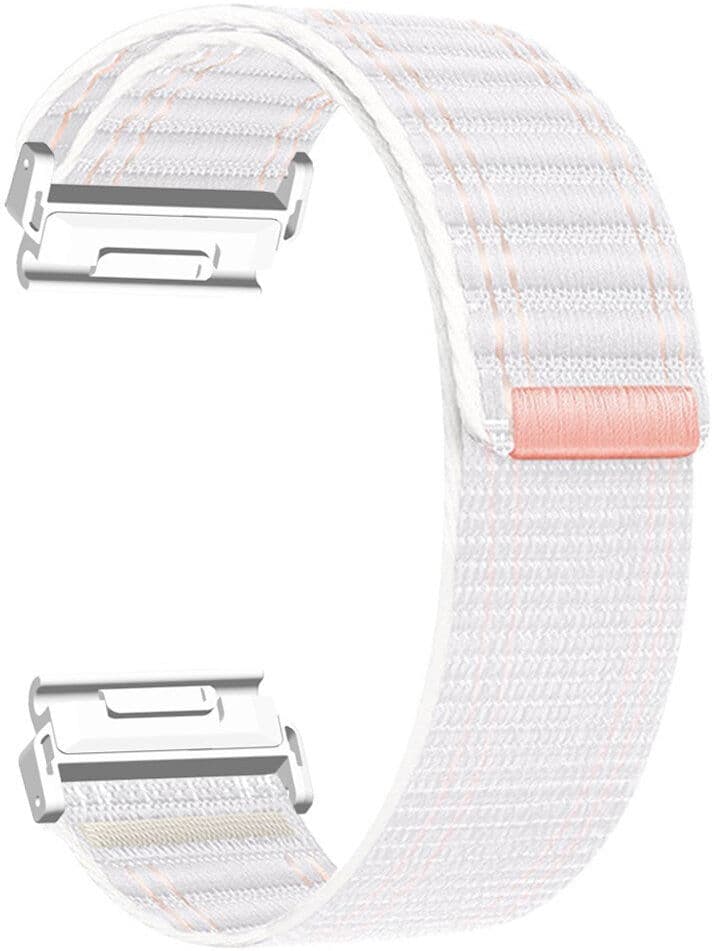 Universal Garmin 22mm QuickFit EIDERWOOD Nylon Loop Smartwatch Rem - Hvid