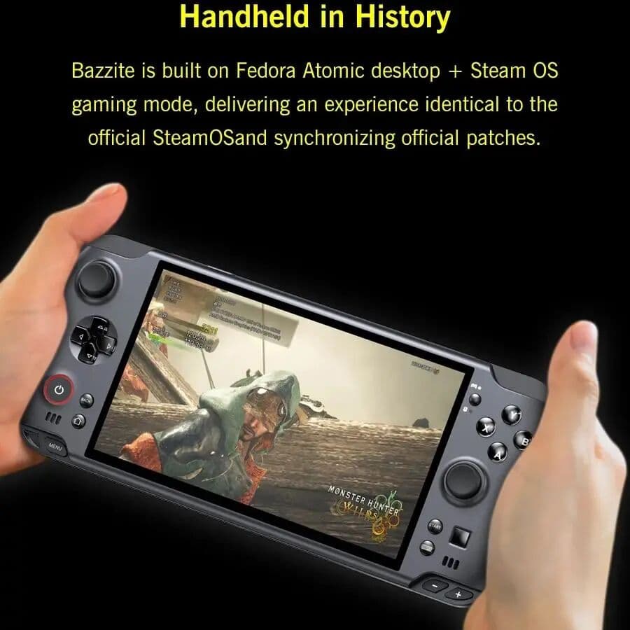 oushedi GPD WIN 5 Mini Game Machine PC AMD Ryzen AI Max 395 Processor 7-inch 120Hz 32GB/64GB/128GB LPDDR5 8000MTs Handheld Game Players