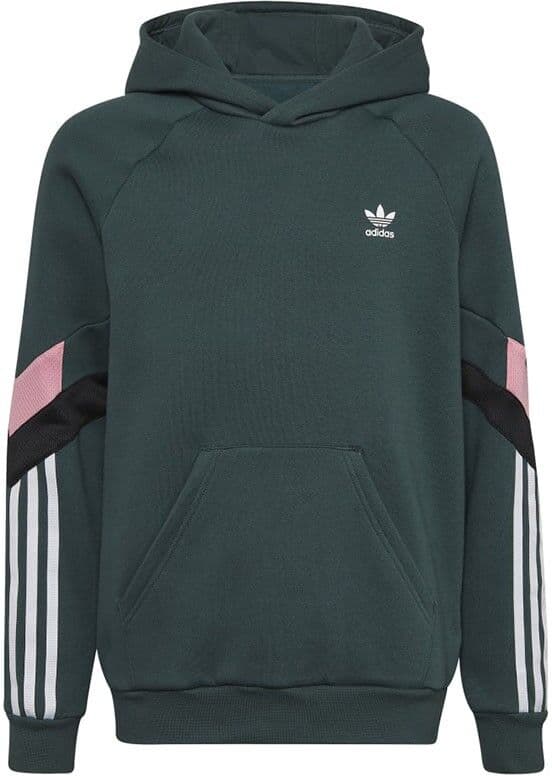 ADIDAS ORIGINALS Felpa Con Cappuccio Bo Verde Bambino 12-13 Anni