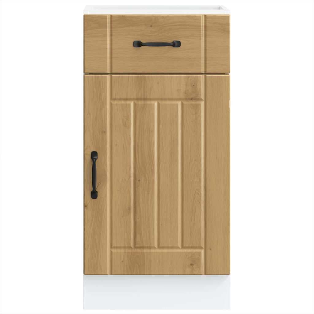 vidaXL Armoire de cuisine Lucca chêne artisanal bois ingénierie