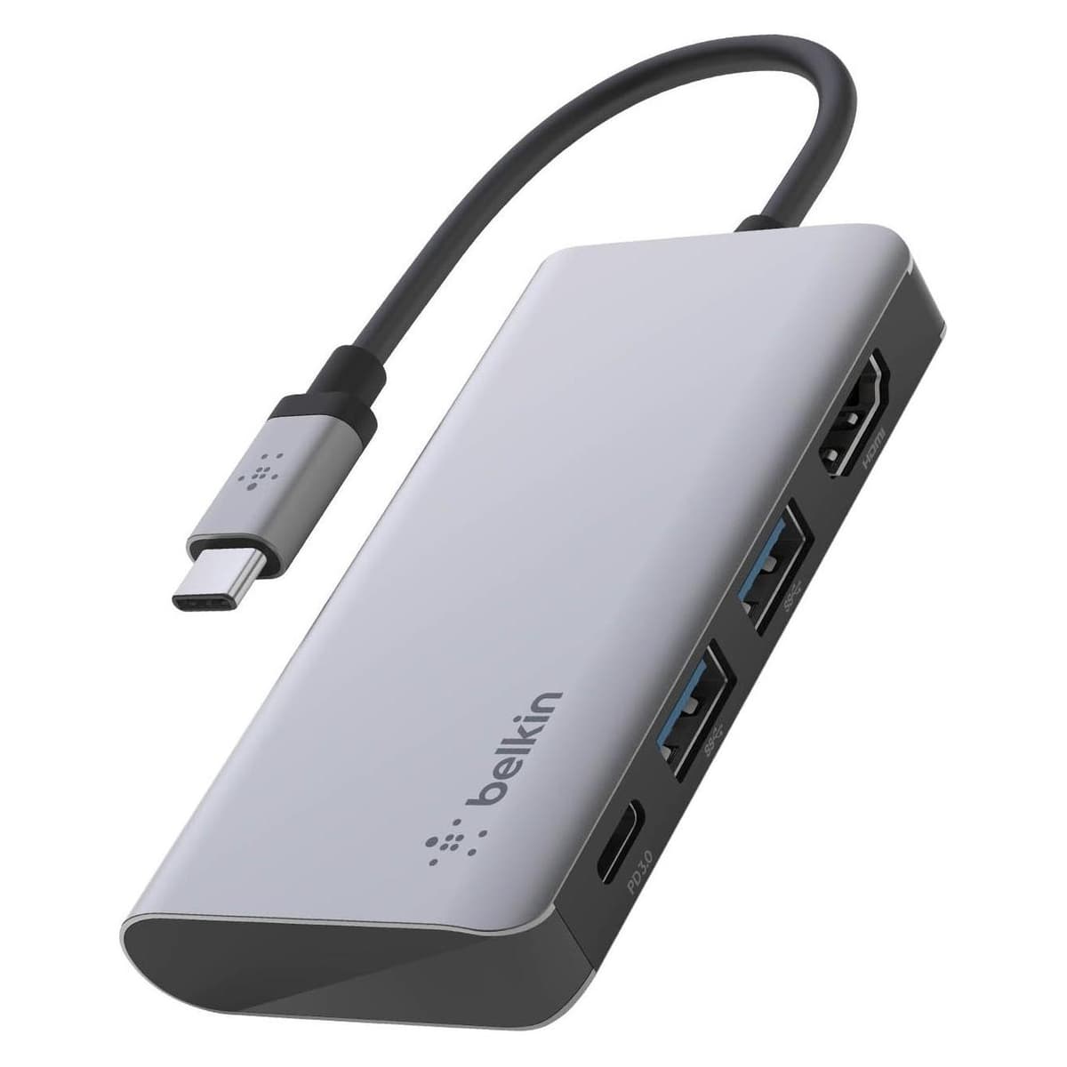Belkin USB-C 4 in 1 (USB-C, 4 Ports) (AVC006BTSGY)