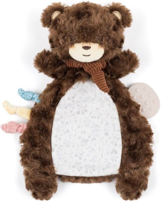Petite&Mars Cuddly Toy Bear βελούδινο παιχνίδι για παιδιά από τη γέννηση Matt 1 τμχ