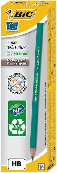 Blyertspenna BIC Evolution HB, 12/fp