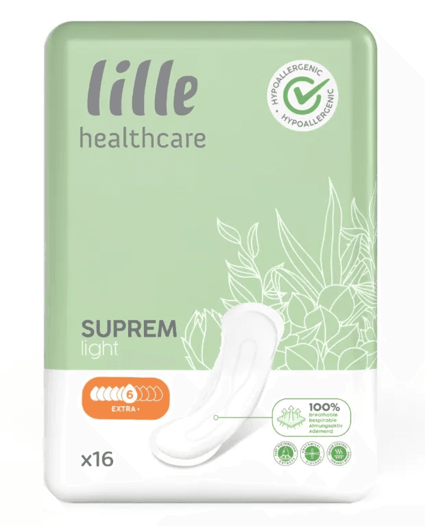 Lille Healthcare Lille Suprem Light Extra Plus - 12 paquets de 16 protections