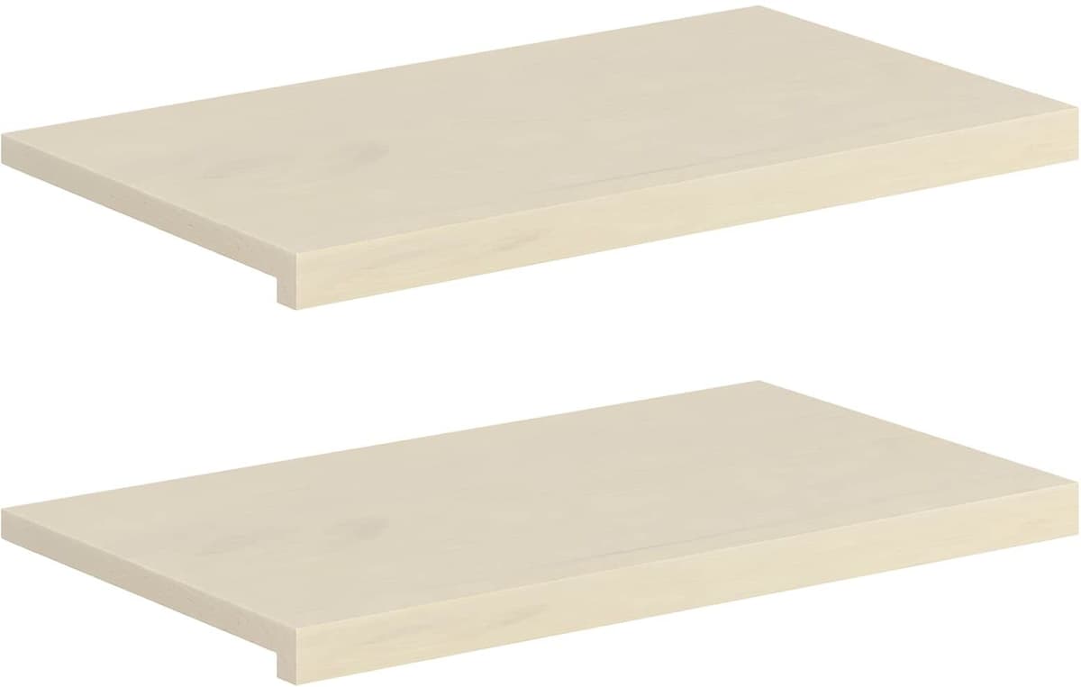 vidaXL Appuis de fenêtre 2 pc Blanc 70 x 30 x 2 cm