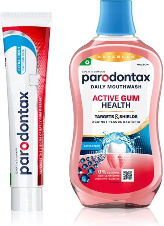Parodontax Extra Fresh & Active Gum Health ensemble pour les dents